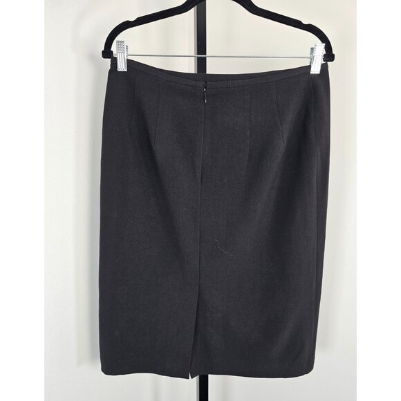 Womens Calvin Klein Black Pencil Skirt Size 8 - Picture 3 of 10